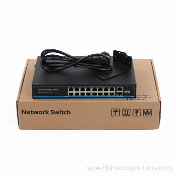 Layer 2 Managed Full Gigibit 1000mbps Poe Switch